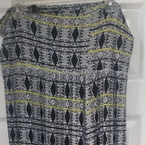 MAXI LONG SKIRT PLUS SIZE 1X